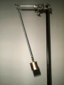 The elastic pendulum or swinging spring.