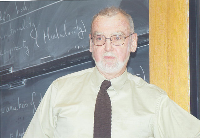 Canadian mathematician Robert Langlands, who formulated a series of far-reaching conjectures.