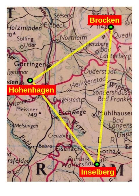 Gauss's great triangle.