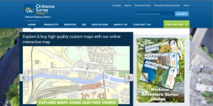 OSi Home page with link to interactive map.