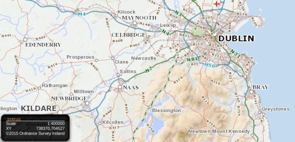 OSi Mapviewer. XY coordinates indicated at bottom left.