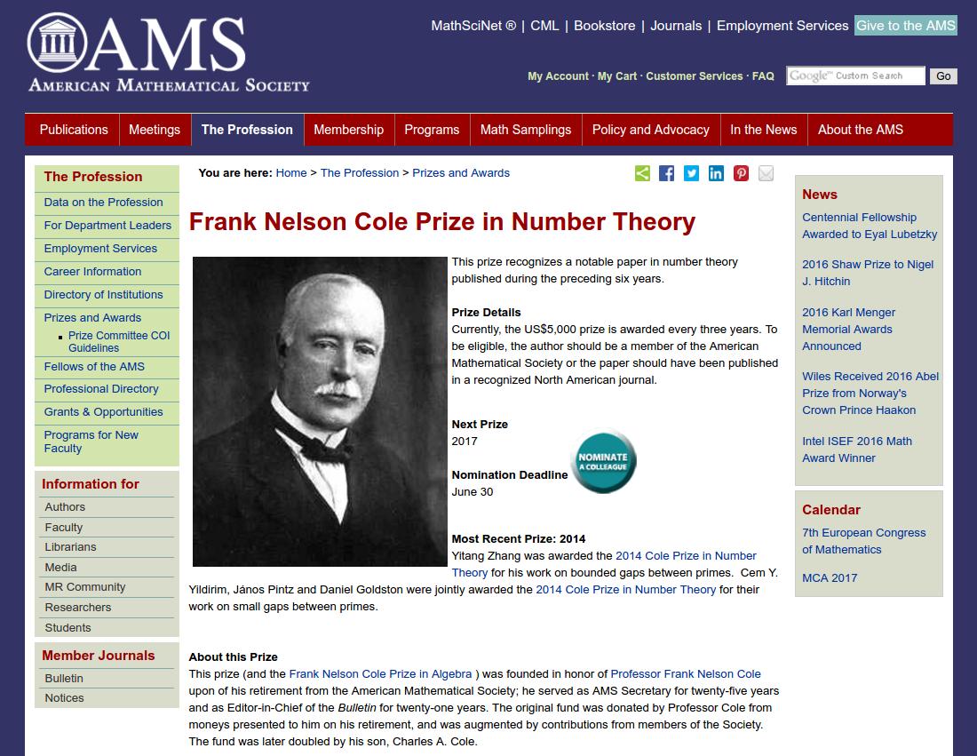 FrankNelsonColePrise