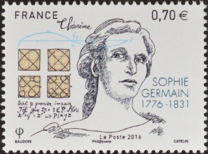 Sophie-Germain-Stamp
